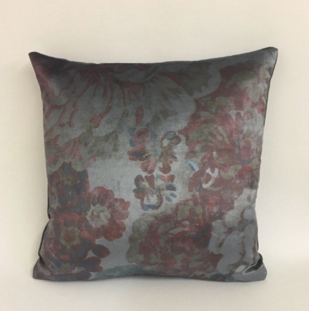 Designer Cushion Cover Velvet Stunning Traditional Colours Backed In Luxury Velvet