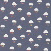 Thumbnail for Scion - April Showers - Three Colours Available - Delightful Embroidered Cloud Cushion Cover Handmade Throw Pillow Designer Home Decor