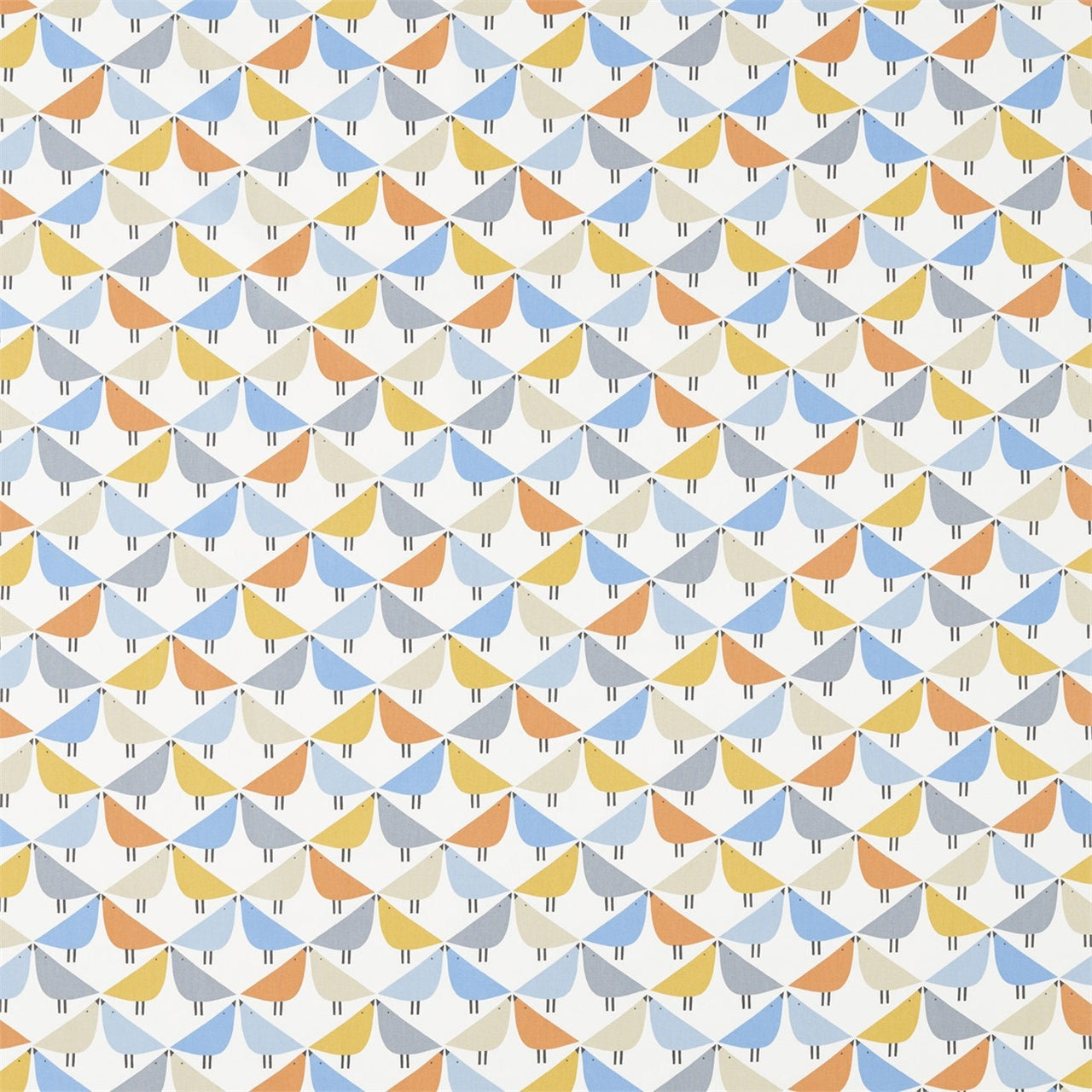 Scion Fabric - Lintu -  Satsuma/Sky/Pebblev  Made to Measure Curtains + buy by the metre