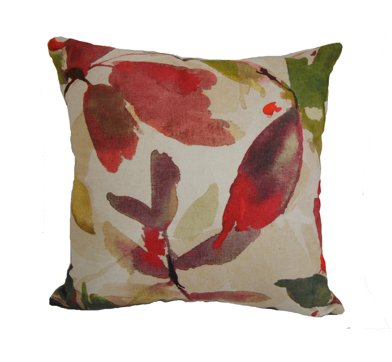 Prestigious - Azzuro - Antique - Abstract Faux Suede Floral Cushion Cover - Handmade Throw Pillow Designer Home Decor