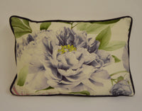 Thumbnail for Zoffany - Phoebe - Rose / Lilac - Magnificent Peony Blooms Floral Cushion Cover - Handmade Throw Pillow Designer Home Decor