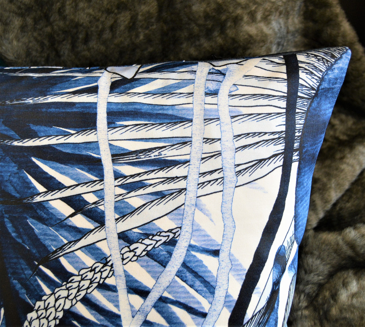 Designers Guild / Christian Lacroix - Jardin Exo' Chic - Mediterranee - Cushion Cover Throw Pillow Designer Home Decor