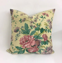 Thumbnail for Sanderson - Blowberry - Pink / Violet - Cushion Cover Throw Pillow Designer Home Decor