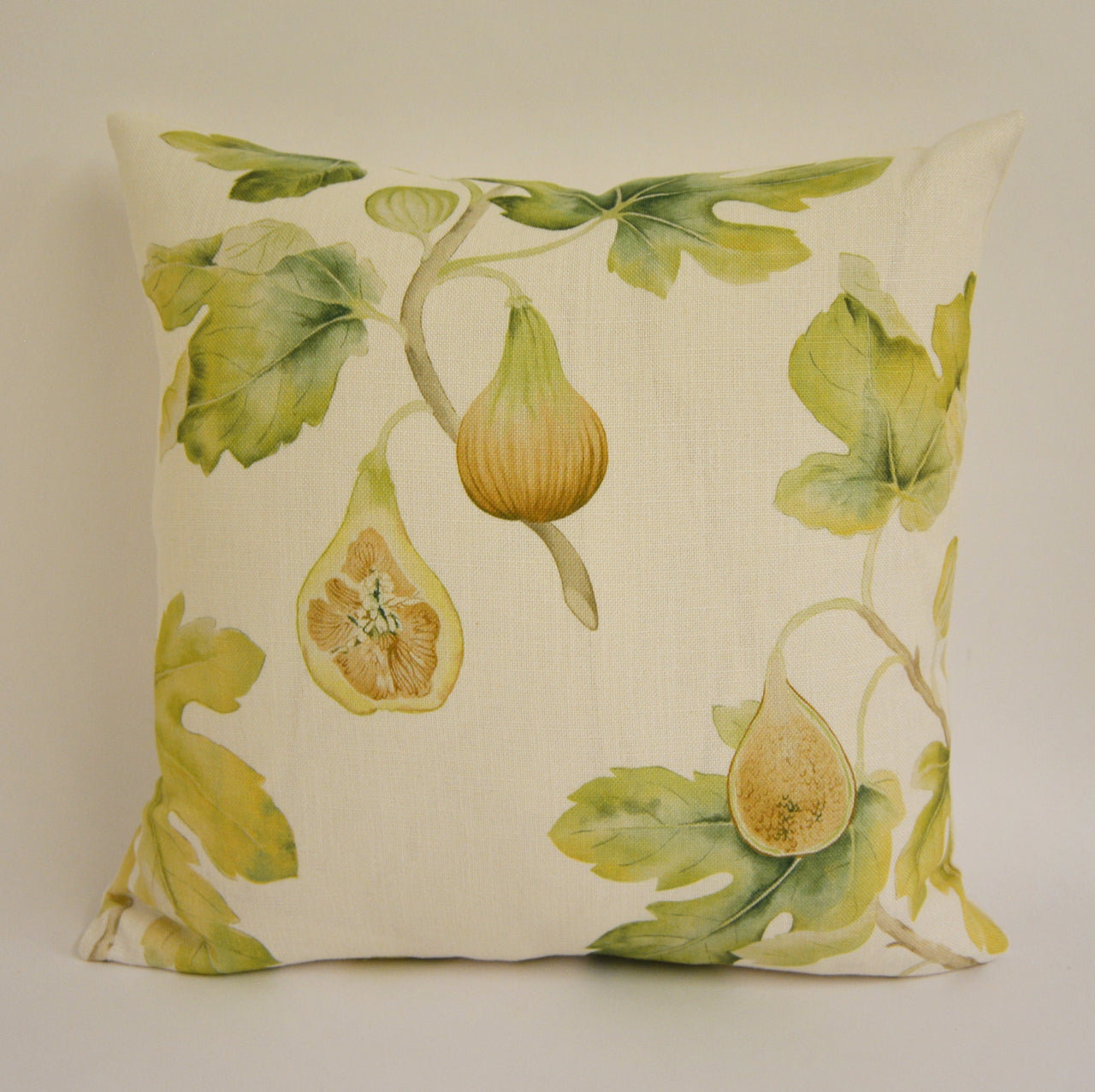 Sanderson - Harvest Fig - Garden Green - Cushion Cover Throw Pillow Designer Home Decor