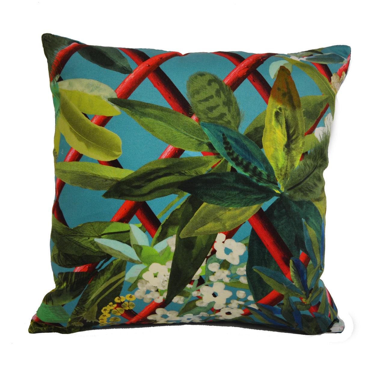 Designers Guild / Christian Lacroix - Canopy - Turquoise - Cushion Cover Throw Pillow Designer Home Decor