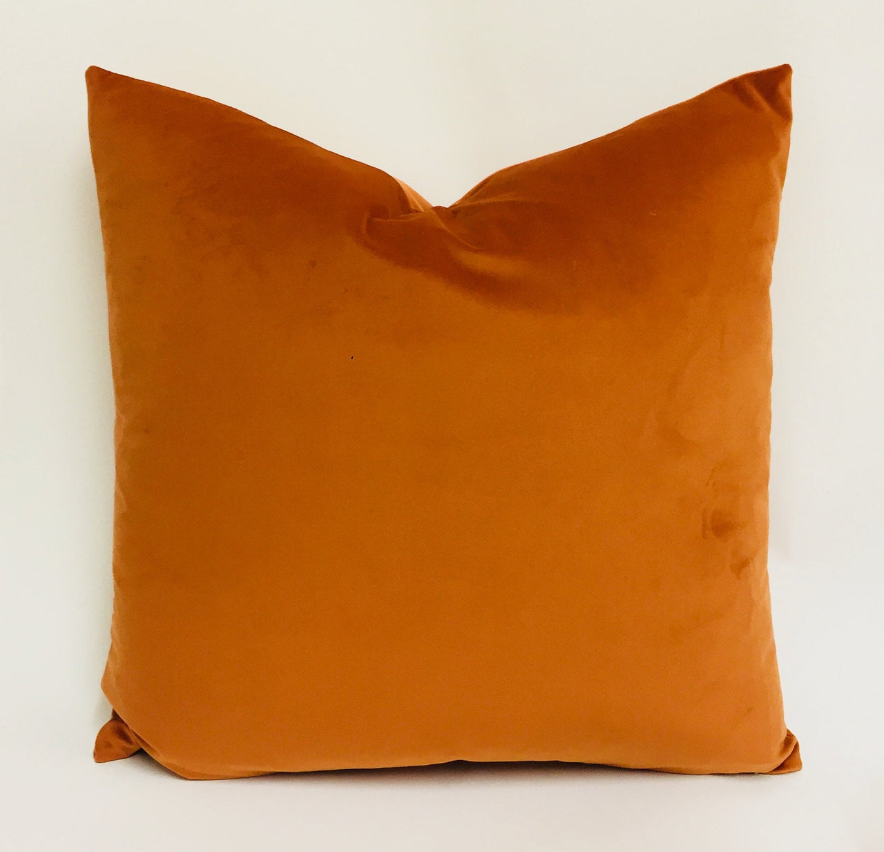 Designer Velvet Stunning Orange Cushion Covers Throw Pillow Designer Home Decor