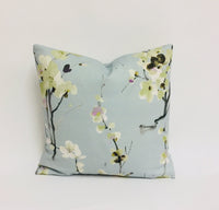 Thumbnail for Voyage - Seville - Spring Meadows - Beautiful Japanese Cherry Blossom Cushion Cover - Handmade Throw Pillow Designer Home Decor