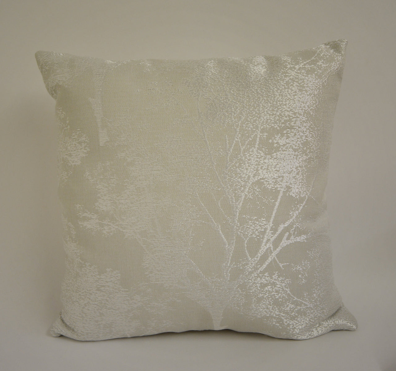 Belfield - Charnwood - Pearl - Modern Intricate Woven Tree Designer Cushion Cover - Luxury Throw Pillow - Handmade Home Decor