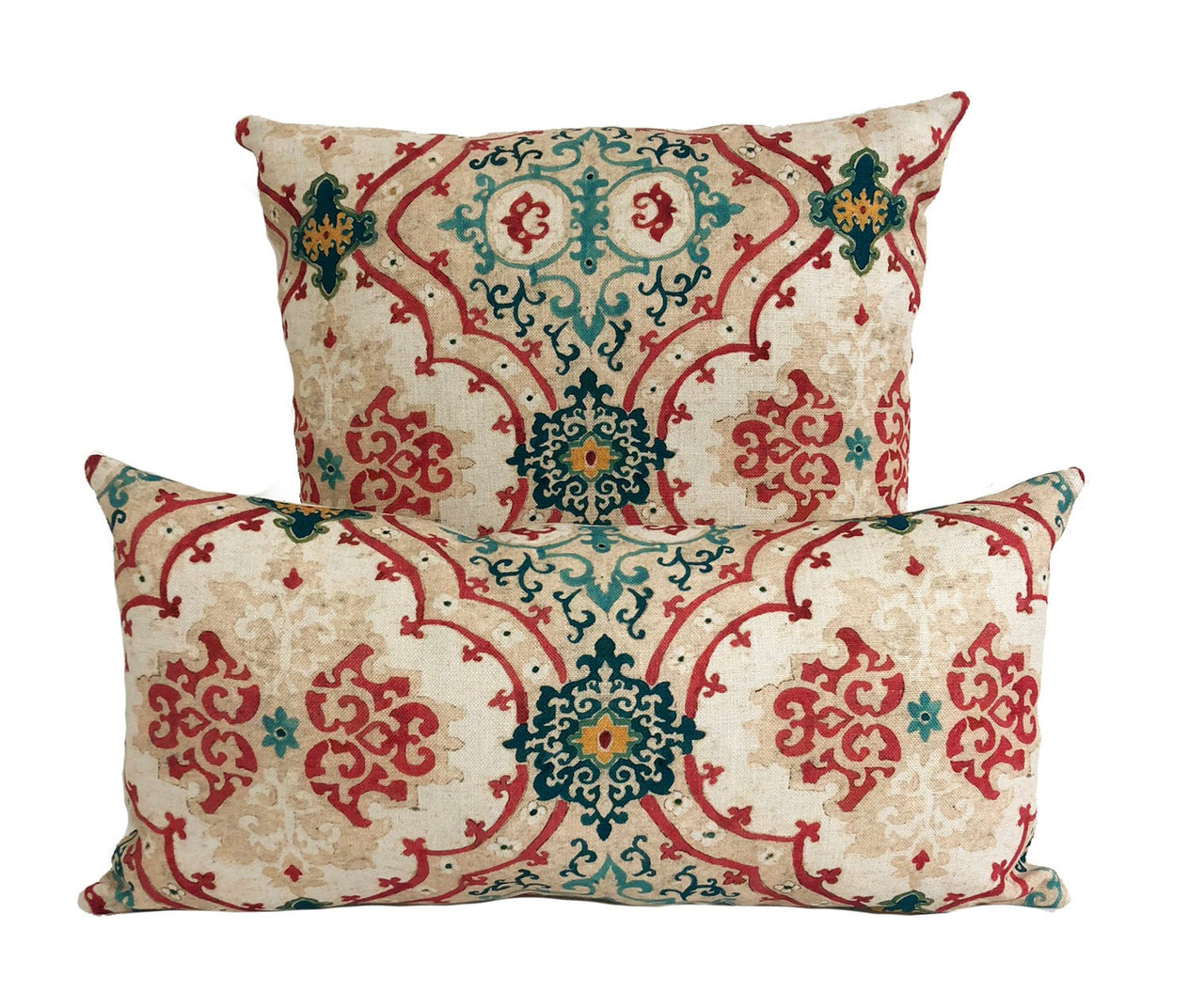 Designers Guild / William Yeoward - Valetta - Peacock - Cushion Cover Throw Pillow Designer Home Decor