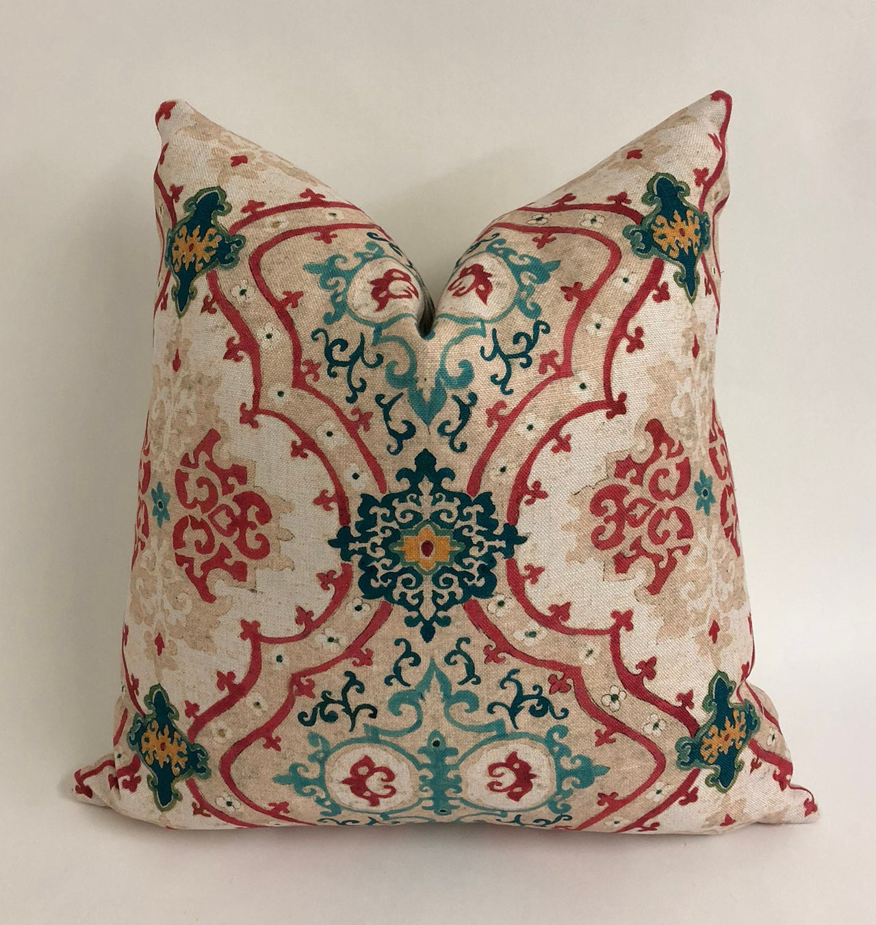 Designers Guild / William Yeoward - Valetta - Peacock - Cushion Cover Throw Pillow Designer Home Decor