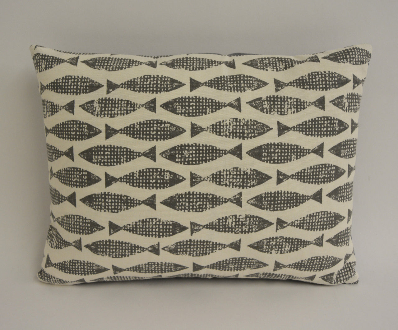 Scion - Samaki - Gull - Playful Textured Fish Cushion Cover - Handmade Throw Pillow - Designer Pillow Cover Home Decor