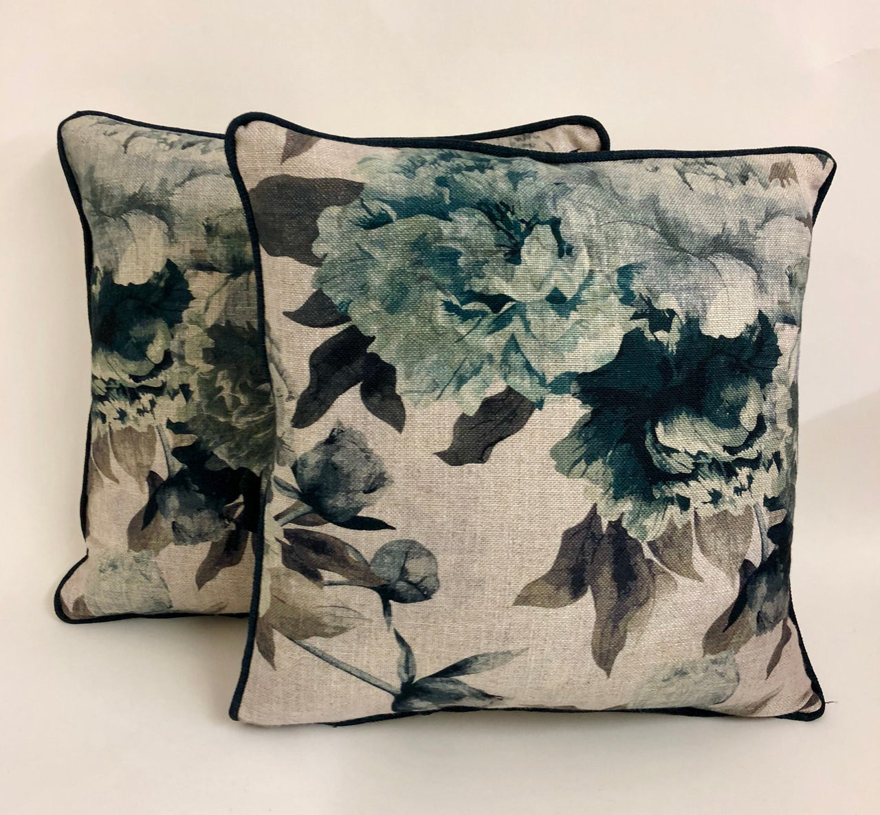 Chivasso Fabric - Fiore Botanico - Cushion Cover Pillow Throw 16" x 16"