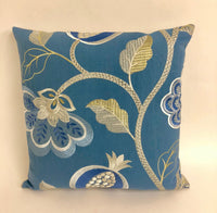 Thumbnail for Jane Churchill - Paradise Garden - Blue - Cushion Cover Pillow Throw 16