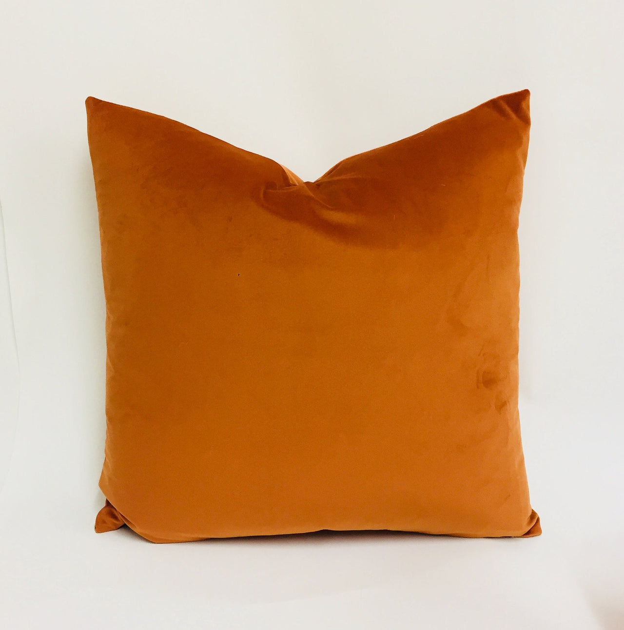 Designer Velvet Stunning Orange Cushion Covers Throw Pillow Designer Home Decor