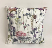 Thumbnail for Voyage - Ilinizas - Coral - Elegant Watercolour Meadow Cushion Cover - Handmade Throw Pillow - Designer Home Decor