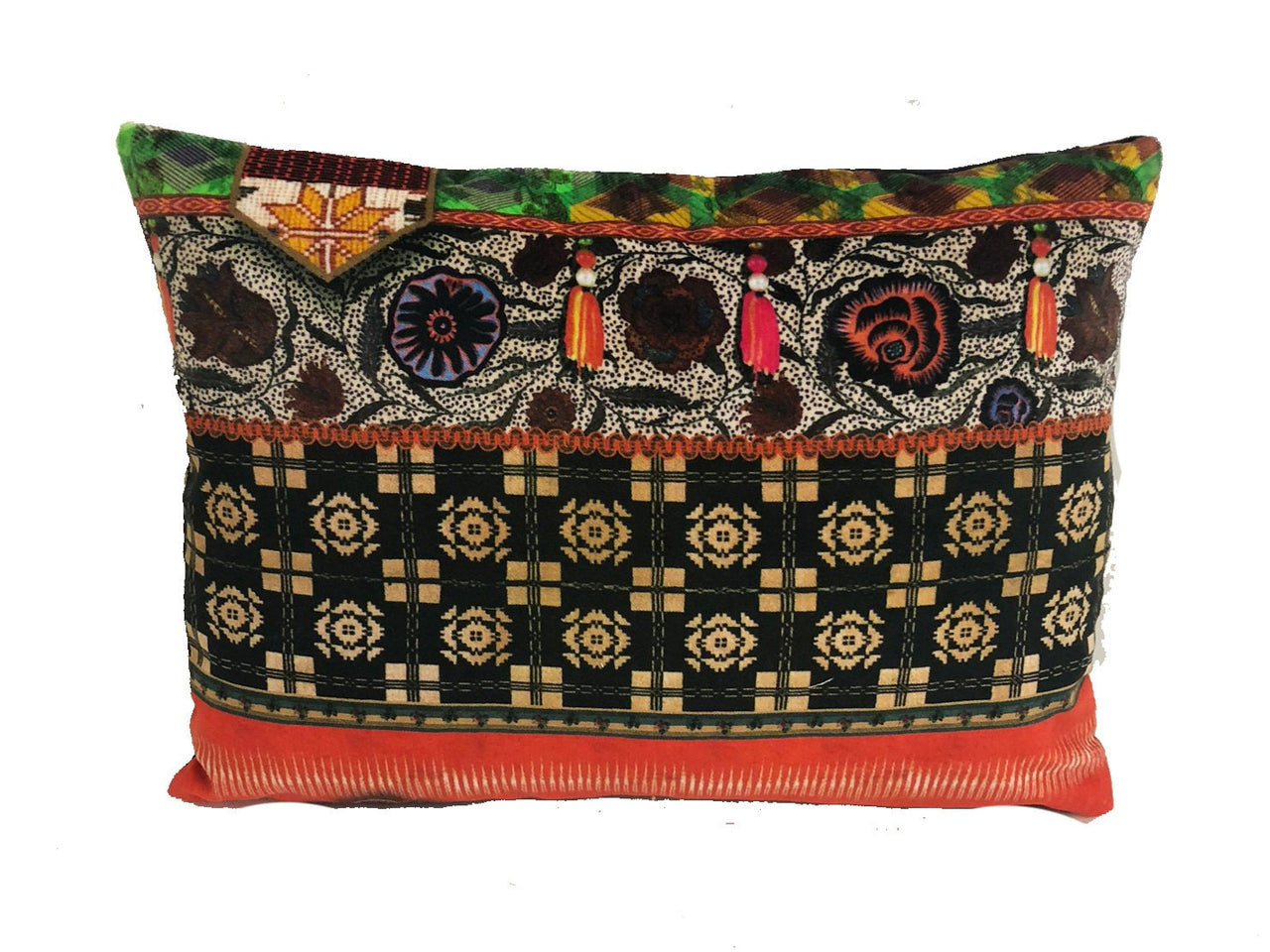 Designers Guild / Christian Lacroix - Frida Santa Arlequin - Cushion Cover Throw Pillow Designer Home Decor