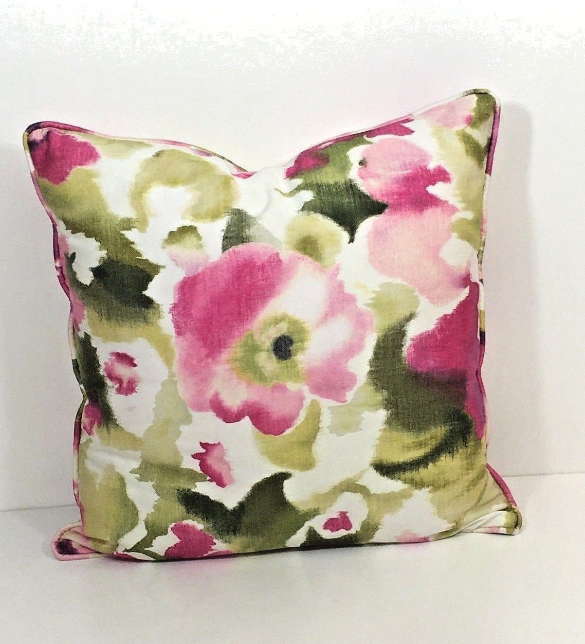 Sanderson - Varese - Magenta - Cushion Cover Throw Pillow Designer Home Decor Self-Piped