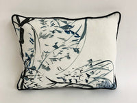 Thumbnail for Designers Guild - Winter Palace - Indigo - Contrast Piped Stunning Cushion Cover Throw Pillow Designer Home Decor