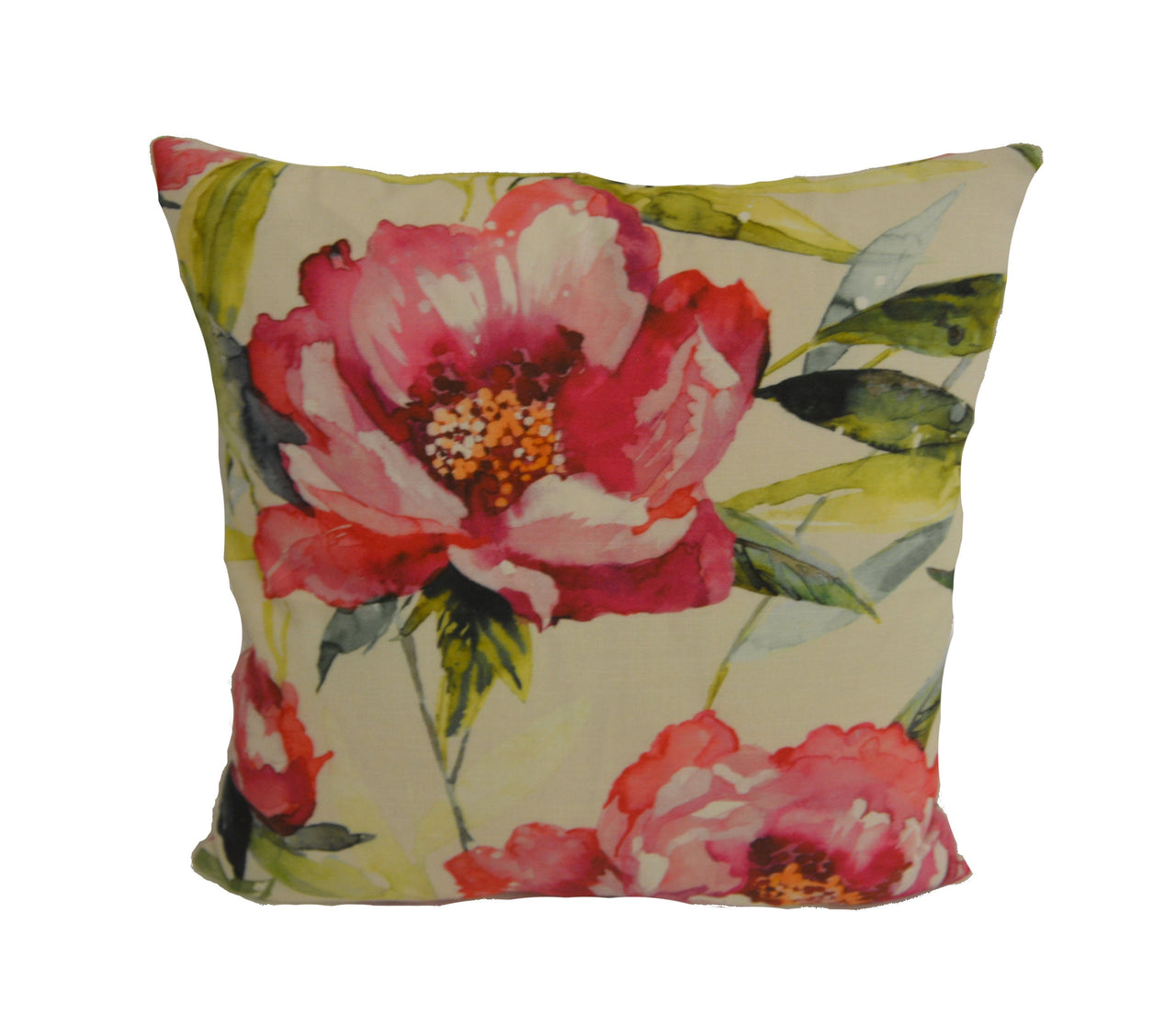 Voyage - Earnley - Peony - Beautiful Floral Bloom Cushion Cover - Handmade Throw Pillow Designer Home Decor - Scatter Cushion