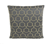 Thumbnail for Ashley Wilde - Nova - Sky - Dynamic Modern Metallic Geometric Designer Cushion Cover - Luxury Throw Pillow - Handmade Home Decor