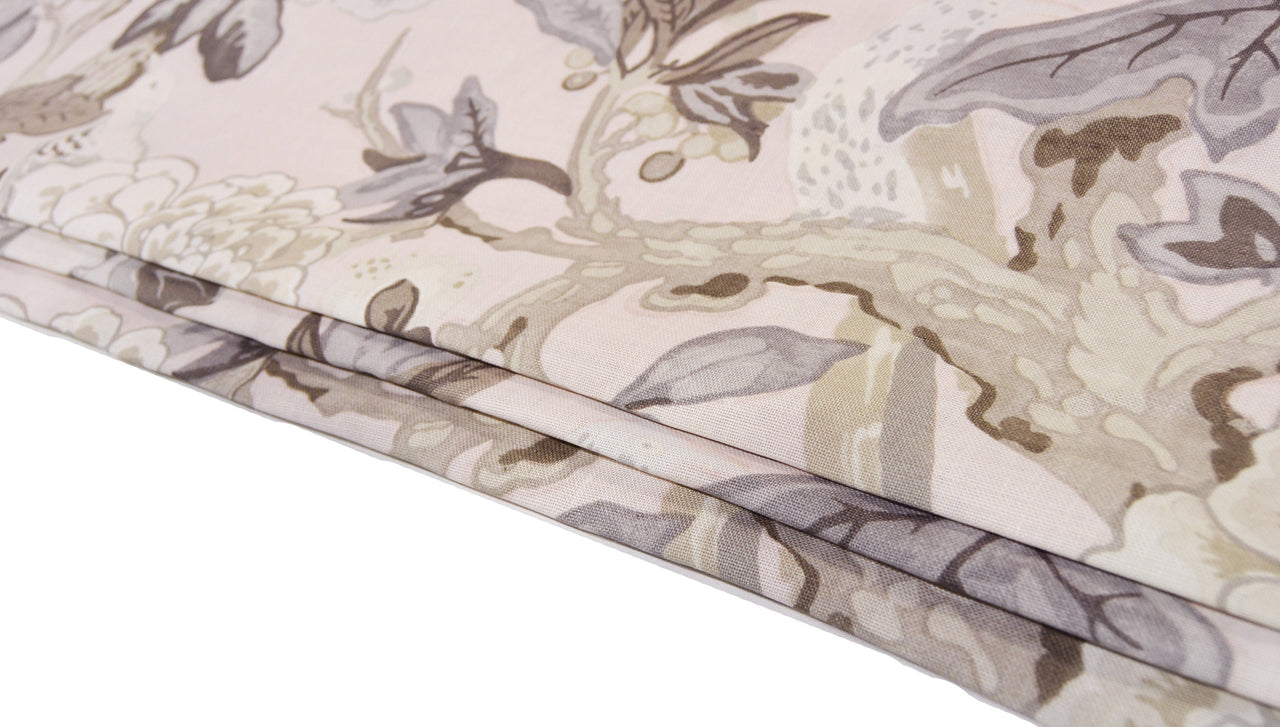 Schumacher - Bermuda Blossom - Blush -  Made To Measure Professionally Made Roman Blind