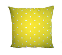 Thumbnail for Clarke & Clarke / Studio G  - Dotty - Yellow - Lovely Simple Dotted Cushion Cover Throw Pillow Designer Home Decor