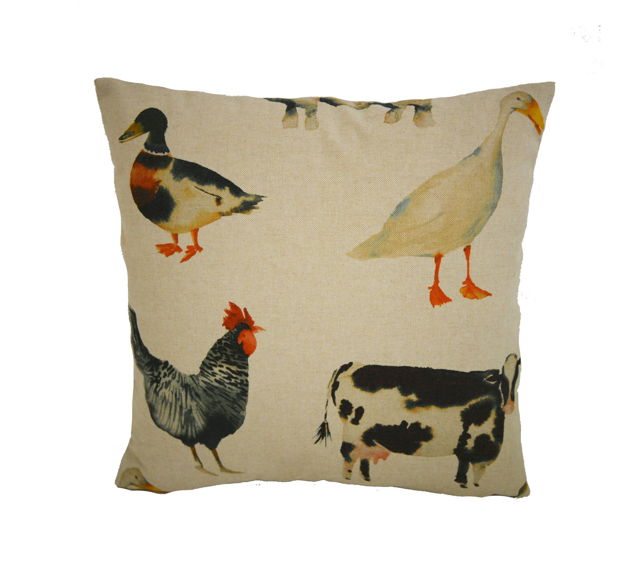 Studio G - On the Farm - Linen - Lovely Farmhouse Cushion Cover Throw Pillow Designer Home Decor