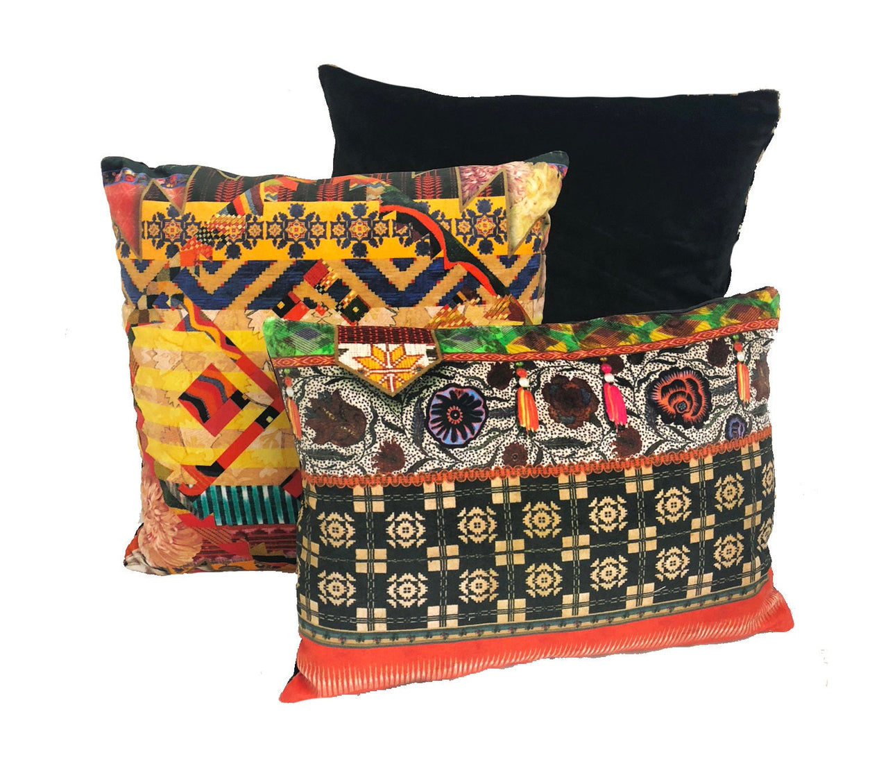 Designers Guild / Christian Lacroix - Frida Santa Arlequin - Cushion Cover Throw Pillow Designer Home Decor