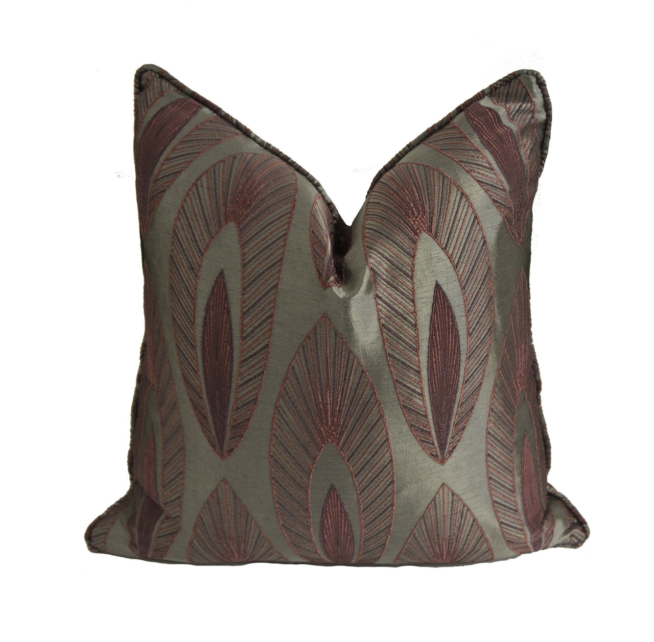 ILiv - Arrow Leaf - Amethyst - Stunning Designer Home Decor Cushion Cover Throw Pillow