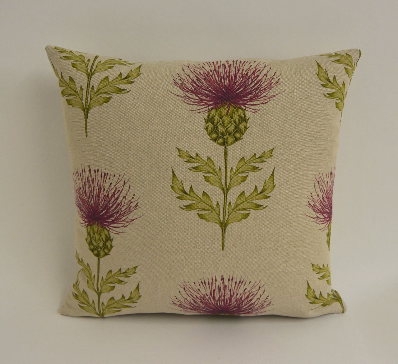 Voyage - Blair - Berry - Lovely Thistle Cushion Cover Throw Pillow Designer Home Decor