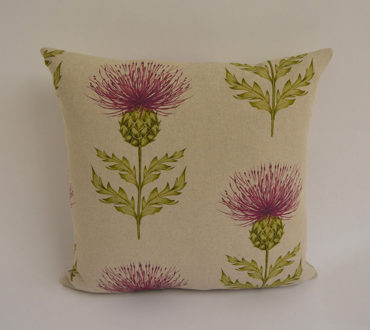 Voyage - Blair - Berry - Lovely Thistle Cushion Cover Throw Pillow Designer Home Decor