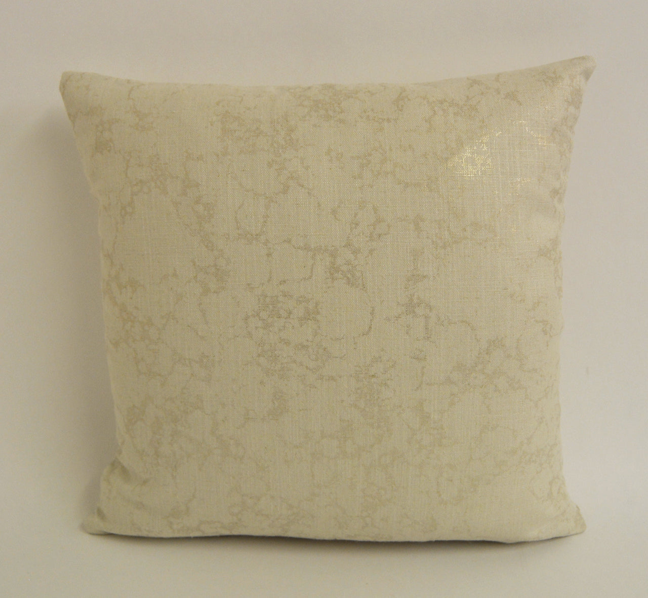 Clarke and Clarke - Pietra - Ivory / Gold - Stunning Gold Metallic Cushion Cover Throw Pillow Designer Home Decor