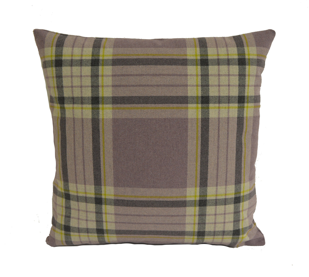 Clarke & Clarke - Glenmore - Heather - Stunning Plaid Cushion Cover Throw Pillow Designer Home Decor