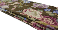 Thumbnail for Schumacher - Bermuda Blossom - Cocoa -  Made To Measure Professionally Made Roman Blind