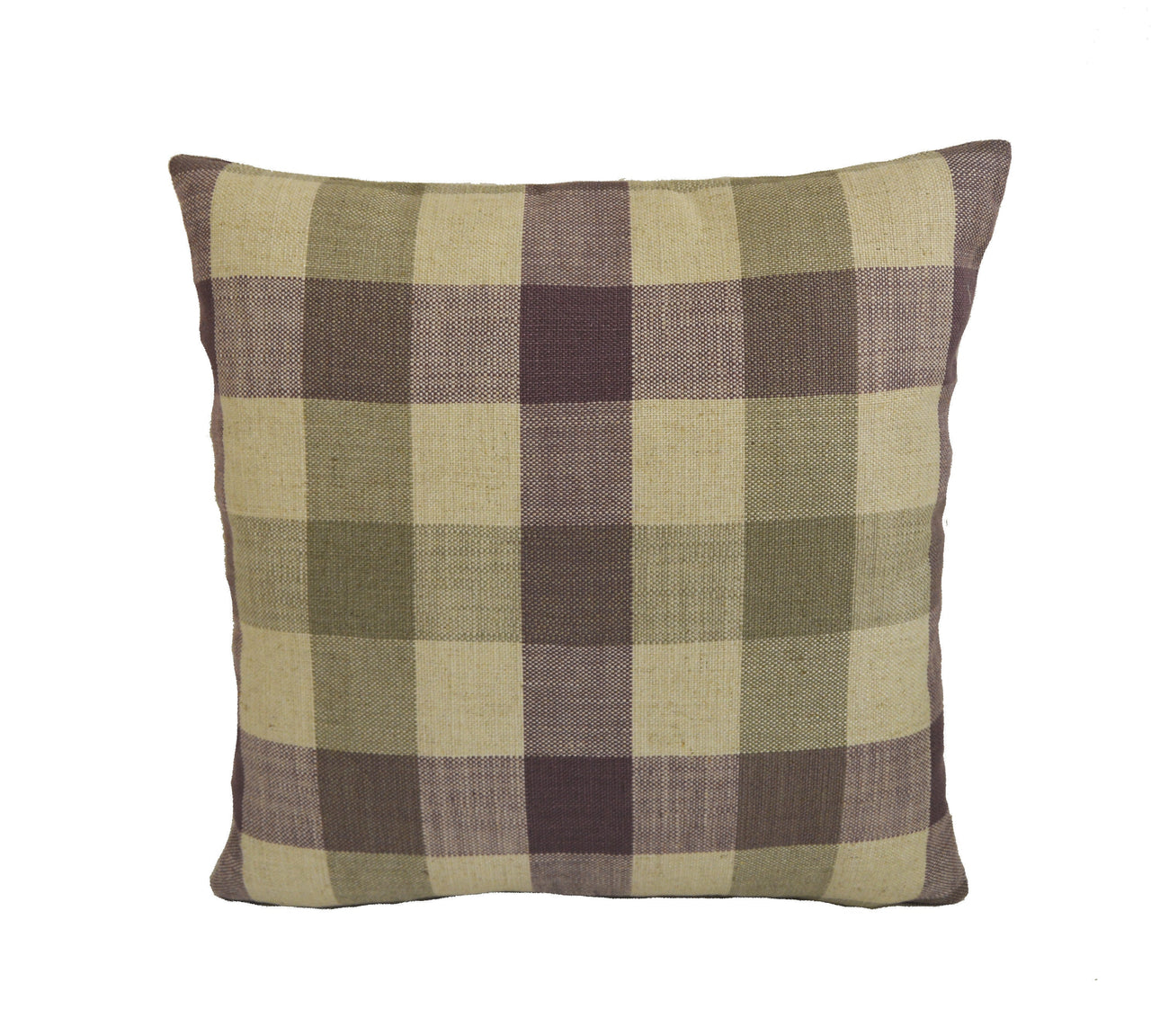 Art Of The Loom  - Lytham Check - Plum / Grey - Stunning Cushion Covers Pillow/Throw