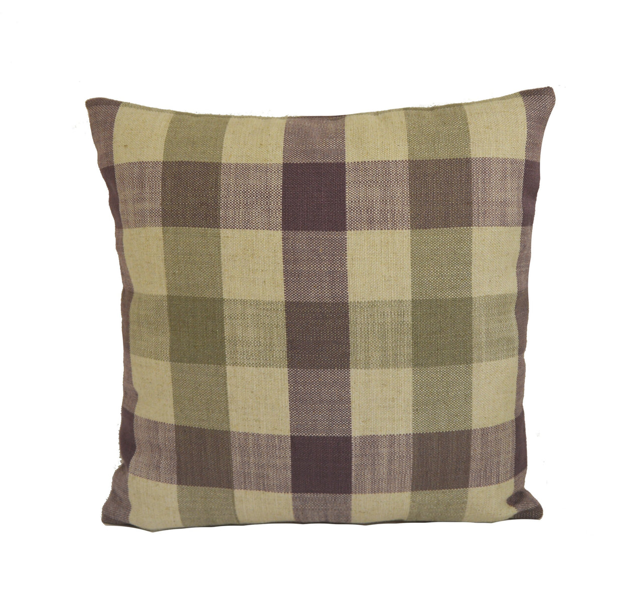 Art Of The Loom  - Lytham Check - Plum / Grey - Stunning Cushion Covers Pillow/Throw