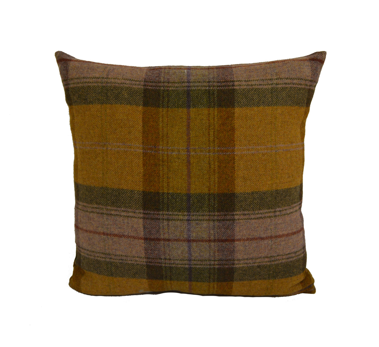 Art Of The Loom  - Wool Plaid - Autumn Gold - Stunning Cushion Covers Pillow/Throw