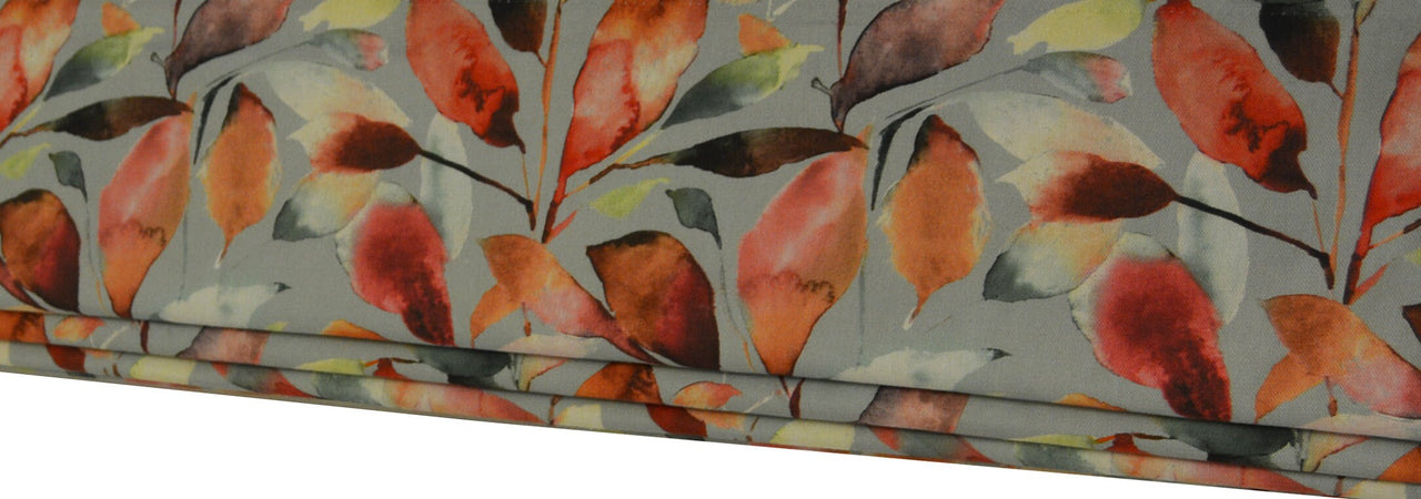 Voyage Decoration - Brympton - Russet - Fabric Made To Measure Professionally Made Roman Blind