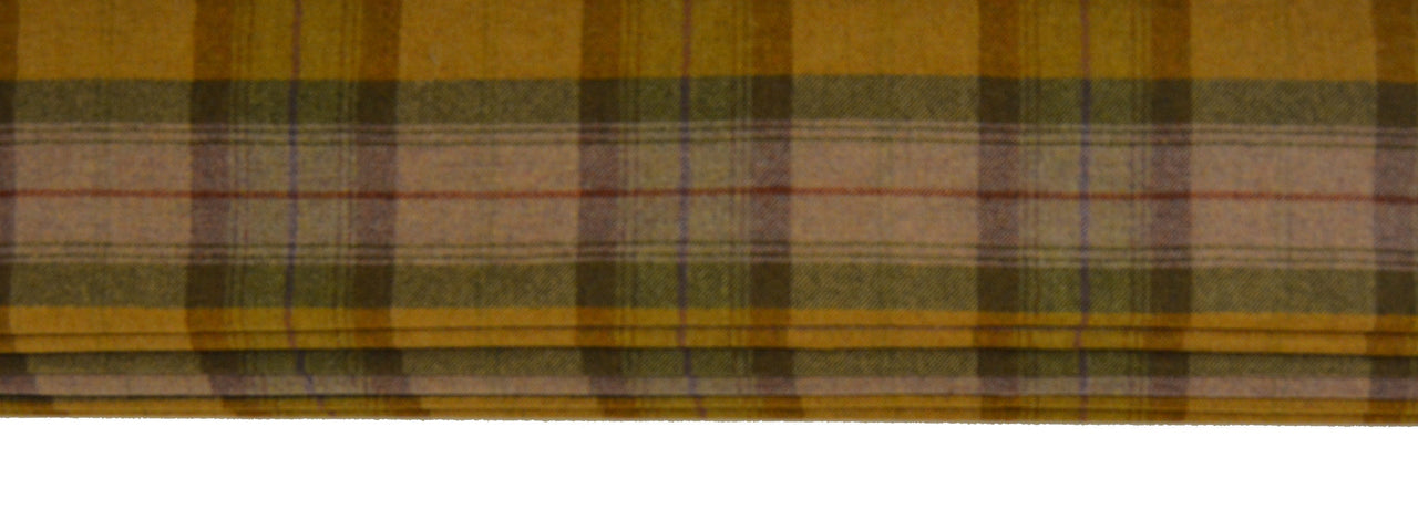 Art of the Loom - Wool Plaid - Autumn Gold - Made To Measure Professionally Made Roman Blind