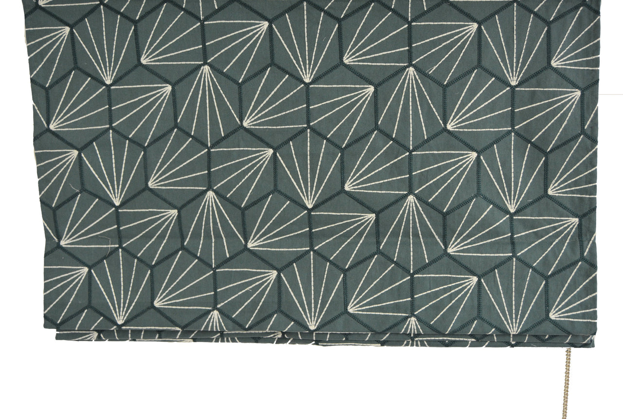 Scion - Aikyo - Teal - Made To Measure Professionally Made Roman Blind