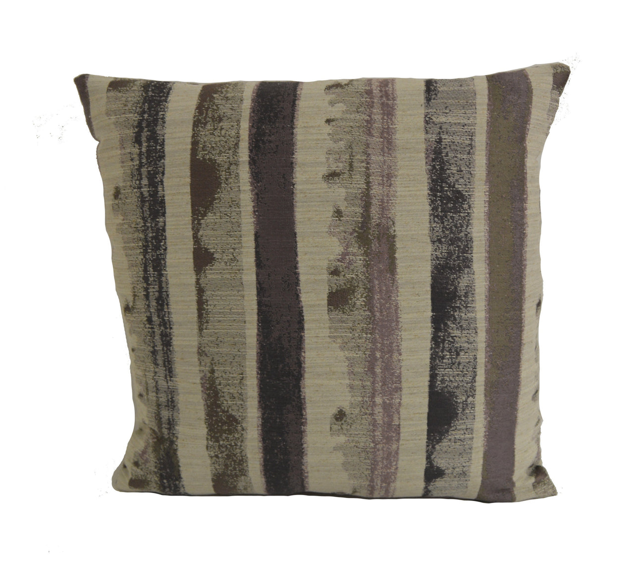 Belfield - Lyon - Mauve - Contemporary Woven Jacquard Stripe Designer Cushion Cover - Luxury Throw Pillow - Handmade Home Decor