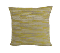 Thumbnail for Ashley Wilde - Reseda - Ochre - Cool Modern Metallic Stripe Designer Cushion Cover - Luxury Throw Pillow - Handmade Home Decor