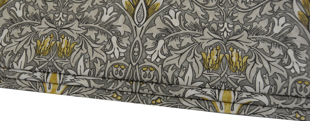 William Morris - Snakeshead - Pewter / Gold  - Made To Measure Professionally Made Roman Blind.