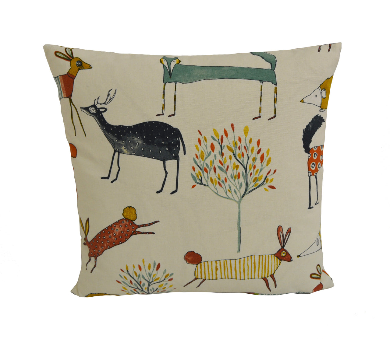 Prestigious Textiles - Oh my deer - Marmalade - Cushion Covers / Pillow Throws