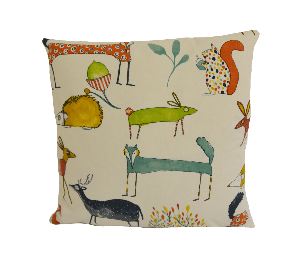 Prestigious Textiles - Oh my deer - Marmalade - Cushion Covers / Pillow Throws