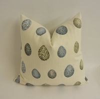 Thumbnail for Sanderson - Nest Egg - Eggshell / Ivory - Cushion Cover Throw Pillow Designer Home Decor