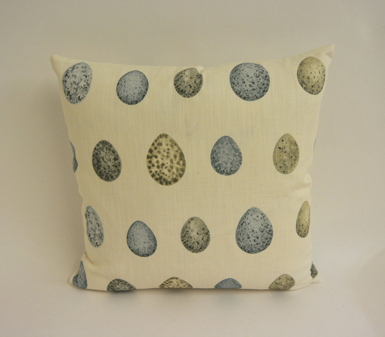 Sanderson - Nest Egg - Eggshell / Ivory - Cushion Cover Throw Pillow Designer Home Decor