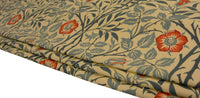 Thumbnail for William Morris - Sweet Briar - Green / Coral  - Professionally Made Roman Blind Made to Measure