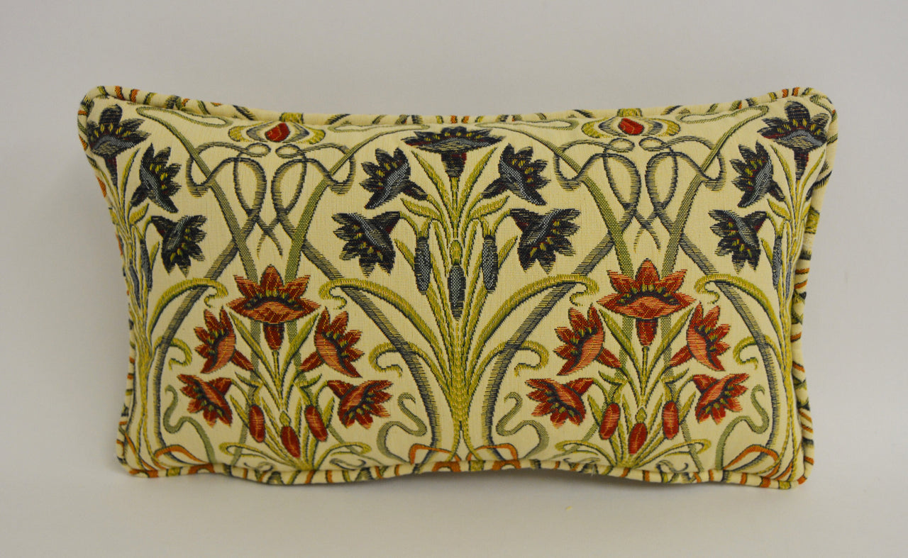 ILiv - Tiffany - Sand / Prussian / Jewel - Embroidered Cushion Cover/Pillow Throw Stunning