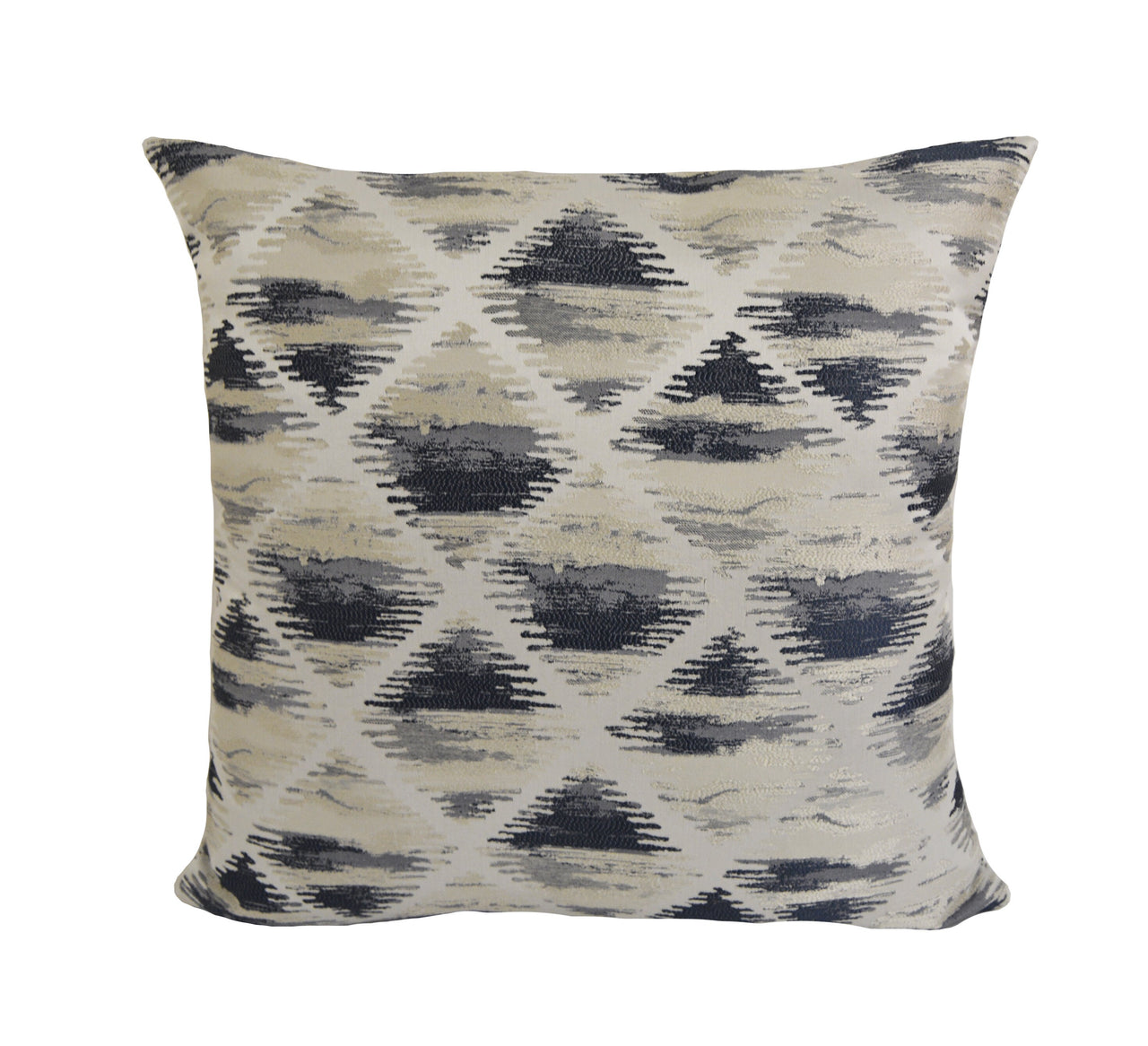 Ashley Wilde - Ettrick - Indigo - Cool Beach House Abstract Geometric Designer Cushion Cover - Luxury Throw Pillow - Handmade Home Decor